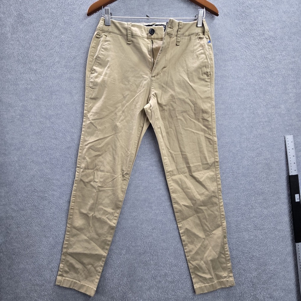 Hollister Men Pants 26X30 Khaki Chino Twill Epic Flex Skinny NWT